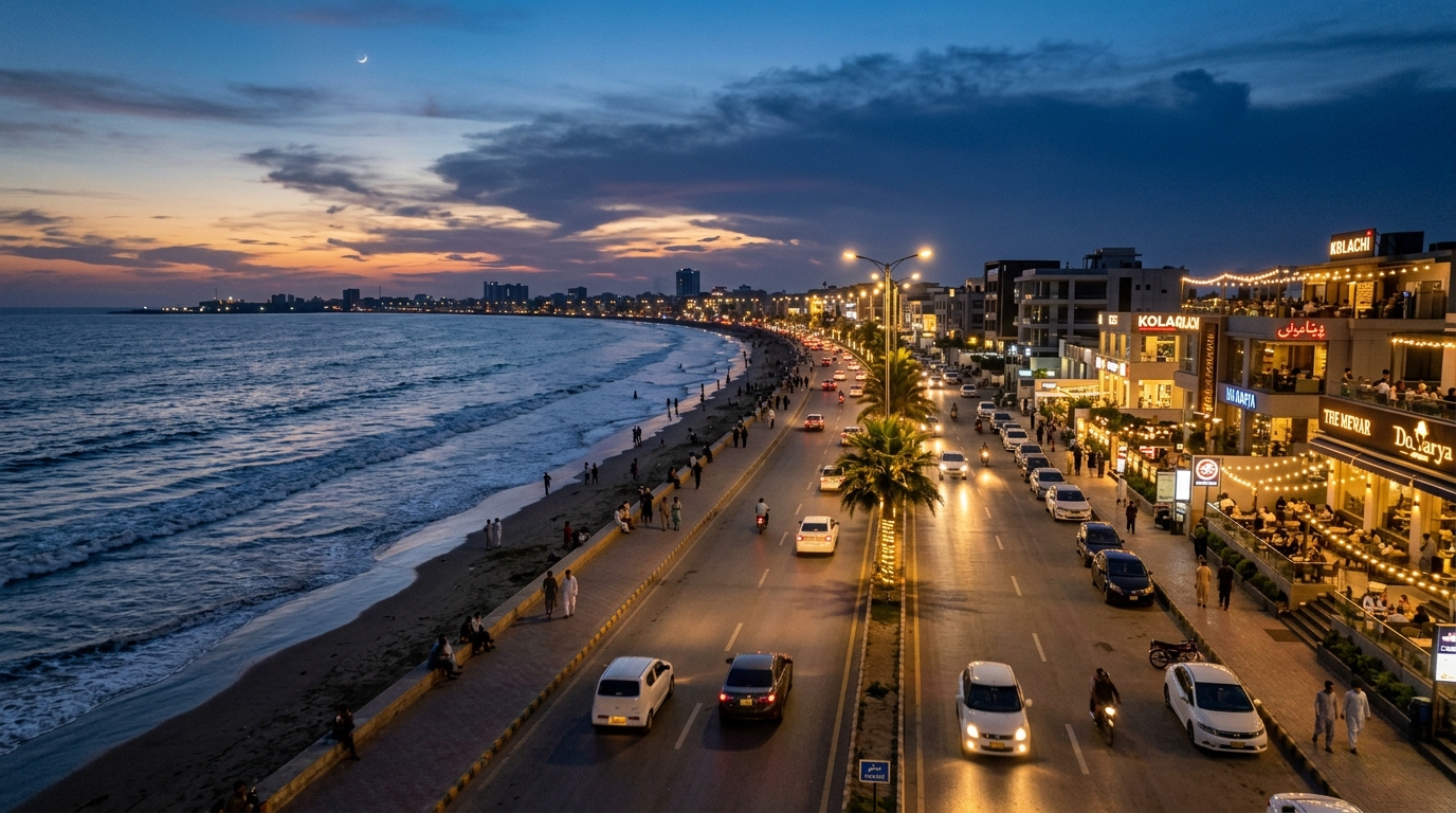 HMR Waterfront Promenade DHA Phase 8 Karachi
