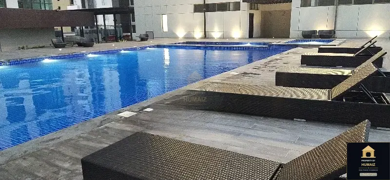 2-Bedroom Luxury Apartment (3 Bath, Suite 1) at Emaar Oceanfront For Rent in DHA Phase 8 Karachi — Property by Humaiz Architectural Asset
