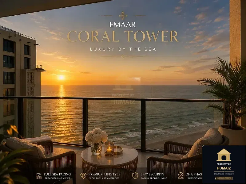 4-Bedroom Luxury Apartment (Sea Facing, 6 Bath, Suite 14) at Coral Towers For Sale in DHA Phase 8 Karachi — Photograph 2