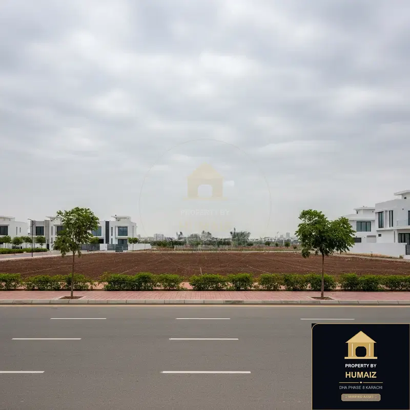 500 Sq. Yd. Residential Plot (Parcel 20) in Zone E For Sale in DHA Phase 8 Karachi — Property by Humaiz Architectural Asset