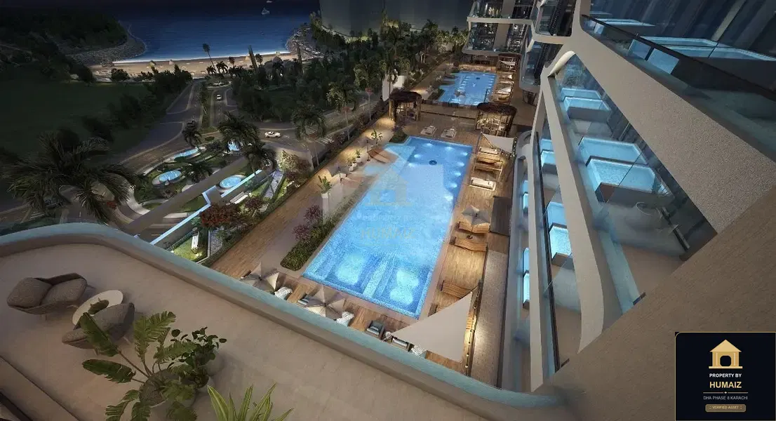 1-Bedroom Luxury Apartment (2 Bath, Suite 95) at HMR Waterfront For Sale in DHA Phase 8 Karachi — Photograph 6
