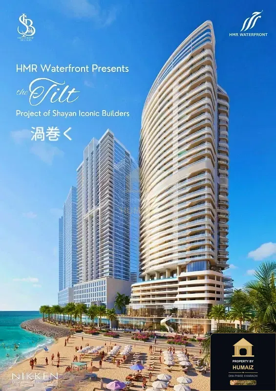 3-Bedroom Luxury Apartment (Sea Facing, 3 Bath, Suite 17) at HMR Waterfront For Sale in DHA Phase 8 Karachi — Property by Humaiz Architectural Asset