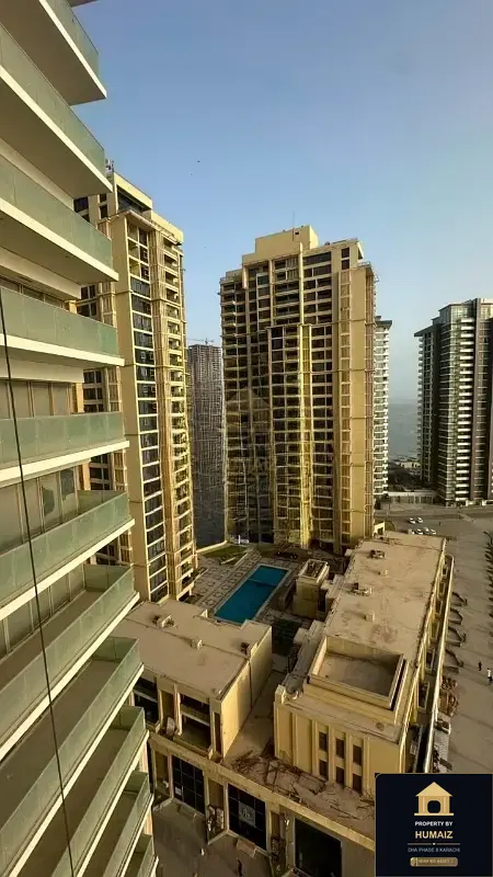 1-Bedroom Luxury Apartment (Boulevard Facing, 1 Bath, Suite 31) at Panorama For Sale in DHA Phase 8 Karachi — Photograph 2