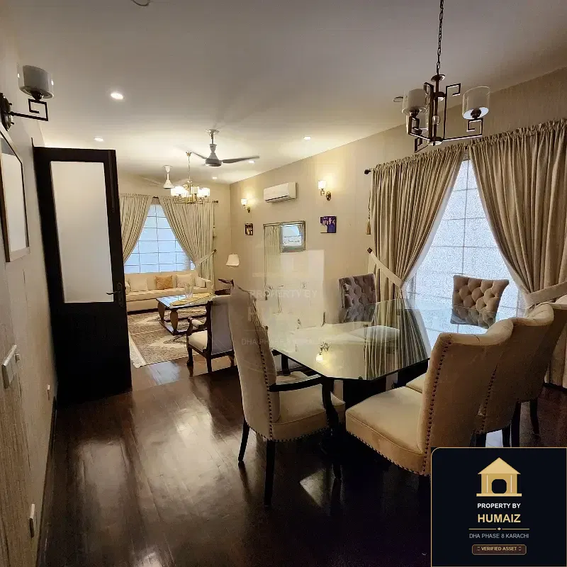 500 Sq. Yd. 6-Bedroom Luxury Villa (West Open, 6 Bath, Residence 5) in Zone B For Sale in DHA Phase 8 Karachi — Photograph 2
