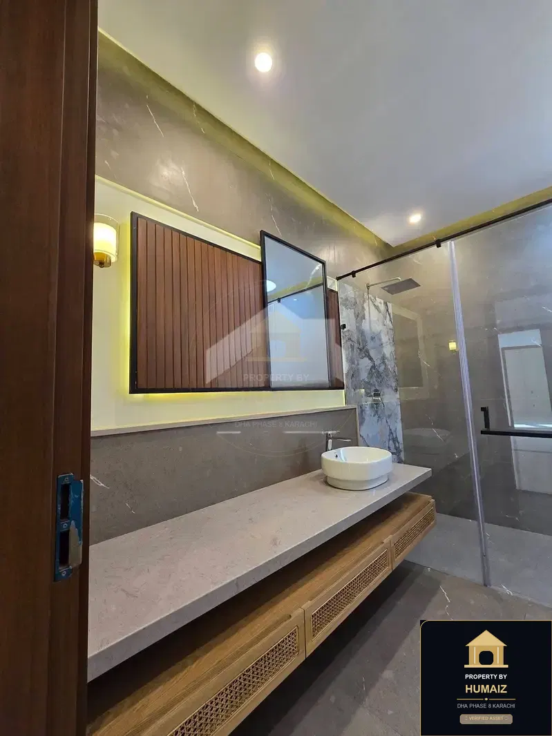 1,000 Sq. Yd. 6-Bedroom Luxury Villa (Private Pool, 6 Bath, Residence 6) in Zone A For Sale in DHA Phase 8 Karachi — Photograph 12