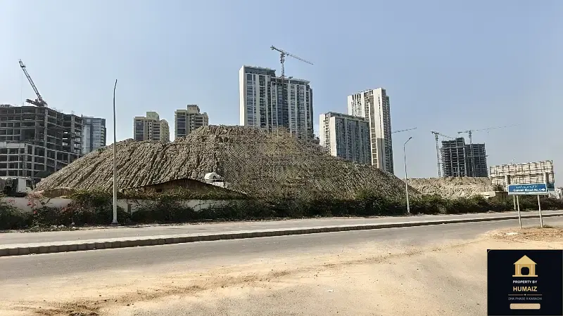500 Sq. Yd. Residential Plot (West Open, Parcel 7) in DHA Phase 8 For Sale in DHA Phase 8 Karachi — Property by Humaiz Architectural Asset