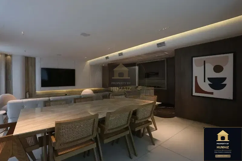 4-Bedroom Luxury Apartment (Sea Facing, 5 Bath, Suite 10) at Pearl Towers For Rent in DHA Phase 8 Karachi — Photograph 21