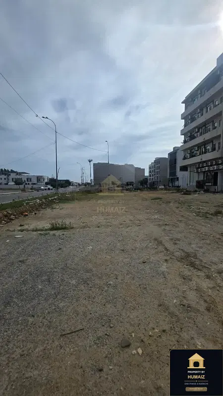 600 Sq. Yd. Commercial Plot (Parcel 2) on Al-Murtaza Commercial For Sale in DHA Phase 8 Karachi — Property by Humaiz Architectural Asset