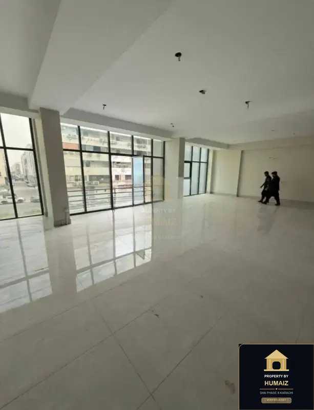 444 Sq. Yd. Corporate Office Space (2 Bath, Unit 3) in DHA Phase 8 For Rent in DHA Phase 8 Karachi — Property by Humaiz Architectural Asset