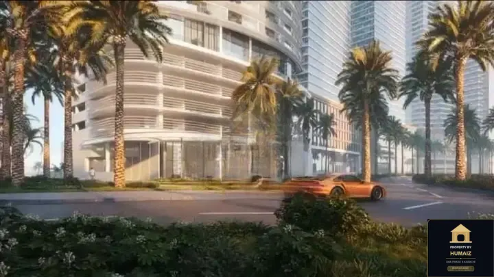 1-Bedroom Luxury Apartment (Sea Facing, 1 Bath, Suite 23) at HMR Waterfront For Sale in DHA Phase 8 Karachi — Property by Humaiz Architectural Asset