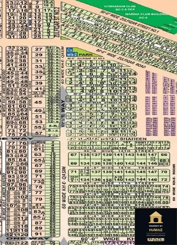 500 Sq. Yd. Residential Plot (Parcel 2) in Zone A For Sale in DHA Phase 8 Karachi — Property by Humaiz Architectural Asset