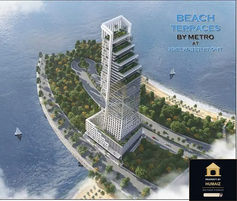 2-Bed Luxury Penthouse (Sea Facing, 2 Bath, Suite 6) at HMR Waterfront For Sale in DHA Phase 8 Karachi — Photograph 7