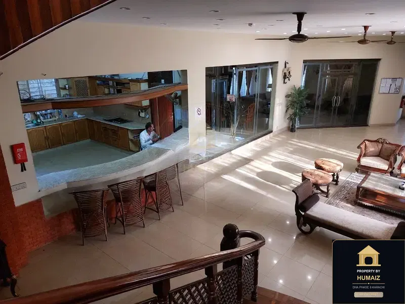 1,000 Sq. Yd. 6-Bedroom Luxury Villa (6 Bath, Residence 2) in Zone A For Rent in DHA Phase 8 Karachi — Property by Humaiz Architectural Asset