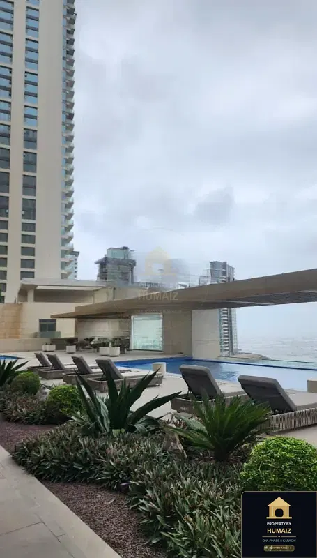 2-Bedroom Luxury Apartment (Boulevard Facing, 3 Bath, Suite 14) at The Views For Rent in DHA Phase 8 Karachi — Property by Humaiz Architectural Asset