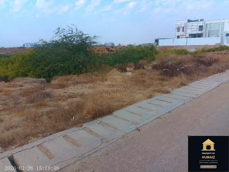 2,000 Sq. Yd. Residential Plot (West Open, Parcel 5) in Zone E For Sale in DHA Phase 8 Karachi — Photograph 2