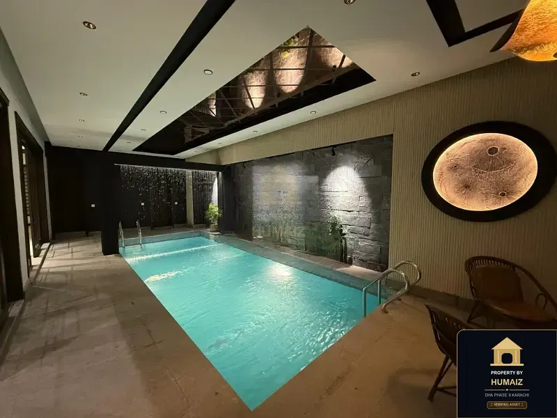 500 Sq. Yd. 5-Bedroom Luxury Villa (Private Pool, 6 Bath, Residence 1) in Khayaban-e-Shujaat For Sale in DHA Phase 8 Karachi — Photograph 20