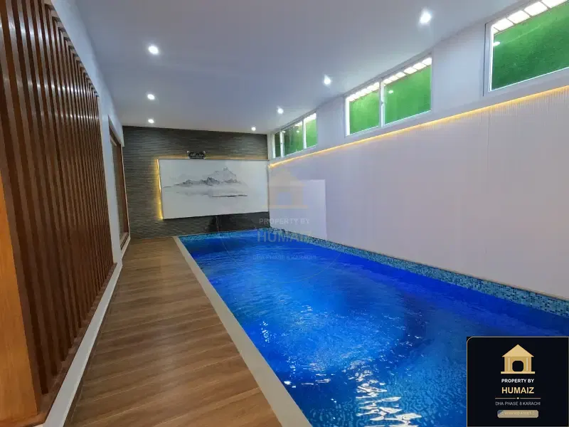 500 Sq. Yd. 5-Bedroom Luxury Villa (Private Pool, 6 Bath, Residence 1) in Zone A For Sale in DHA Phase 8 Karachi — Photograph 14