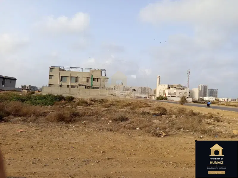 1,000 Sq. Yd. Residential Plot (Parcel 8) in Zone D For Sale in DHA Phase 8 Karachi — Property by Humaiz Architectural Asset