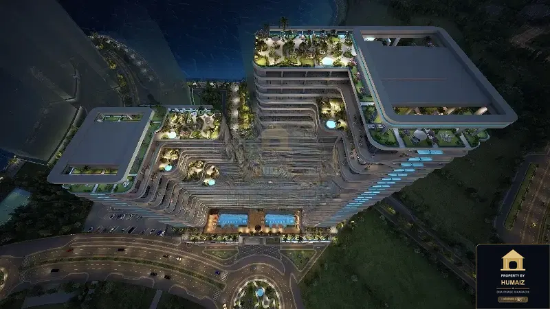 1-Bedroom Luxury Apartment (Sea Facing, 1 Bath, Suite 21) at HMR Waterfront For Sale in DHA Phase 8 Karachi — Photograph 47