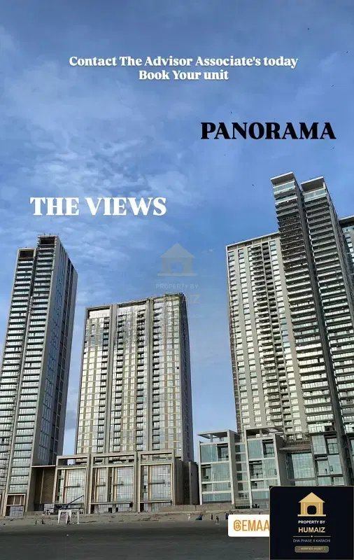 1-Bedroom Luxury Apartment (Sea Facing, 2 Bath, Suite 7) at Panorama For Sale in DHA Phase 8 Karachi — Photograph 3