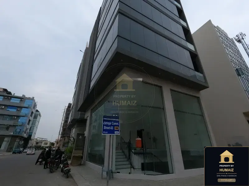 83 Sq. Yd. Commercial Retail Shop (Corner, Unit 3) on Zulfiqar Commercial For Rent in DHA Phase 8 Karachi — Photograph 3