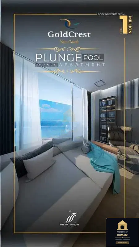 2-Bedroom Luxury Apartment (2 Bath, Suite 111) at HMR Waterfront For Sale in DHA Phase 8 Karachi — Photograph 10