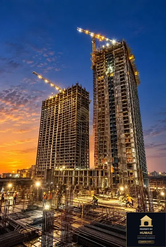 2-Bedroom Luxury Apartment (Sea Facing, 3 Bath, Suite 8) at Emaar Oceanfront For Sale in DHA Phase 8 Karachi — Photograph 3
