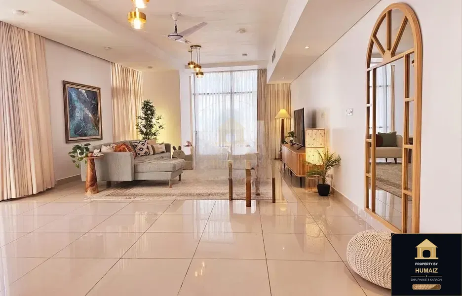 3-Bedroom Luxury Apartment (Sea Facing, Suite 16) at Reef Towers For Rent in DHA Phase 8 Karachi — Photograph 6
