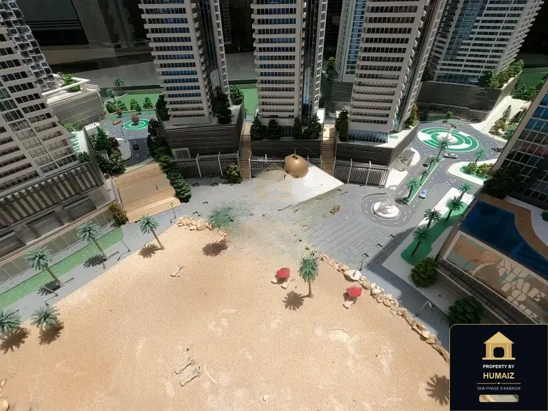 3-Bedroom Luxury Apartment (Corner, 3 Bath, Suite 4) at HMR Waterfront For Sale in DHA Phase 8 Karachi — Photograph 11