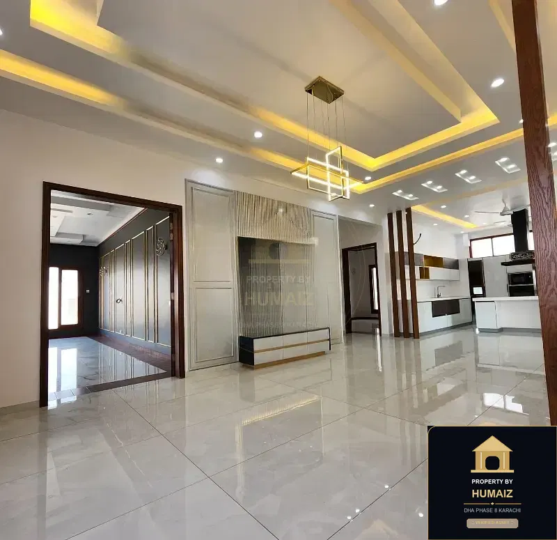 500 Sq. Yd. 8-Bedroom Luxury Villa in Zone A For Sale in DHA Phase 8 Karachi — Property by Humaiz Architectural Asset