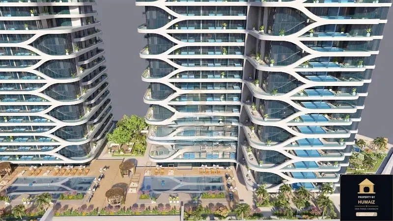 1-Bedroom Luxury Apartment (1 Bath, Suite 5) at HMR Waterfront For Sale in DHA Phase 8 Karachi — Photograph 2