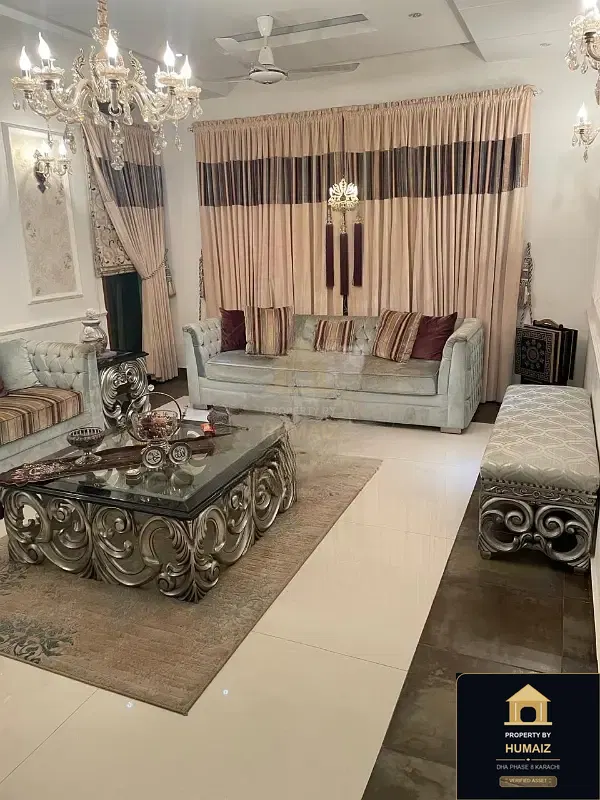 500 Sq. Yd. 5-Bedroom Luxury Villa (6 Bath, Residence 2) in Khayaban-e-Shujaat For Sale in DHA Phase 8 Karachi — Photograph 5