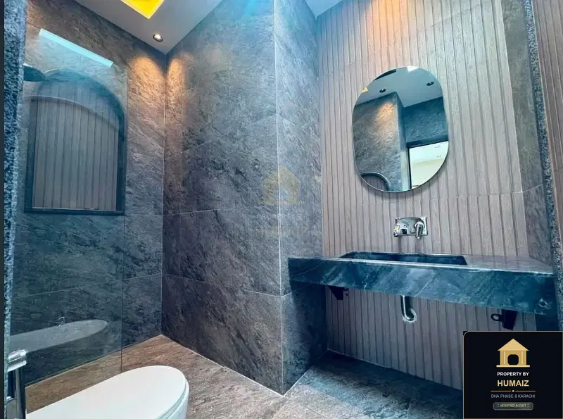 100 Sq. Yd. 4-Bedroom Luxury Villa (West Open, 5 Bath, Residence 3) in Khayaban-e-Iqbal For Sale in DHA Phase 8 Karachi — Photograph 9