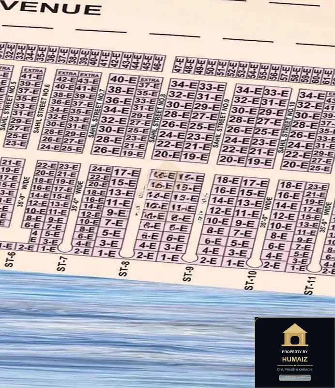 300 Sq. Yd. Residential Plot (Parcel 2) on Beach Avenue For Sale in DHA Phase 8 Karachi — Photograph 2