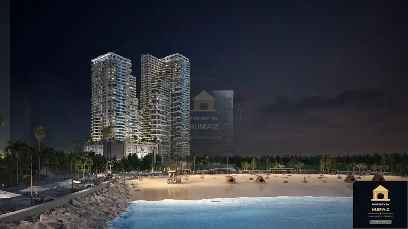 3-Bedroom Luxury Apartment (Sea Facing, 3 Bath, Suite 13) at HMR Waterfront For Sale in DHA Phase 8 Karachi — Property by Humaiz Architectural Asset