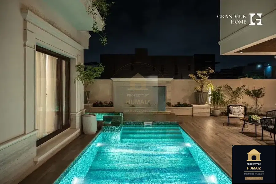 1,000 Sq. Yd. 6-Bedroom Luxury Villa (Private Pool, 6 Bath, Residence 1) in DHA Phase 8 For Sale in DHA Phase 8 Karachi — Photograph 13