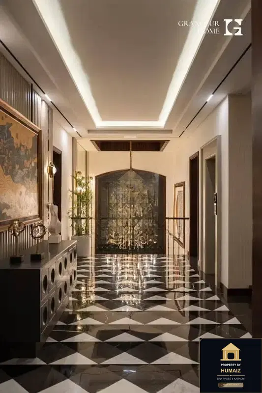 1,000 Sq. Yd. 6-Bedroom Luxury Villa (Private Pool, 6 Bath, Residence 17) in Zone A For Sale in DHA Phase 8 Karachi — Photograph 8