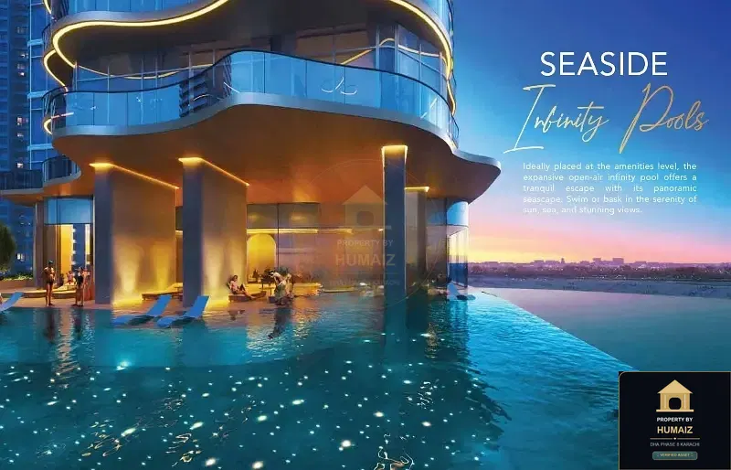 1-Bedroom Luxury Apartment (Sea Facing, 1 Bath, Suite 16) at HMR Waterfront For Sale in DHA Phase 8 Karachi — Photograph 6