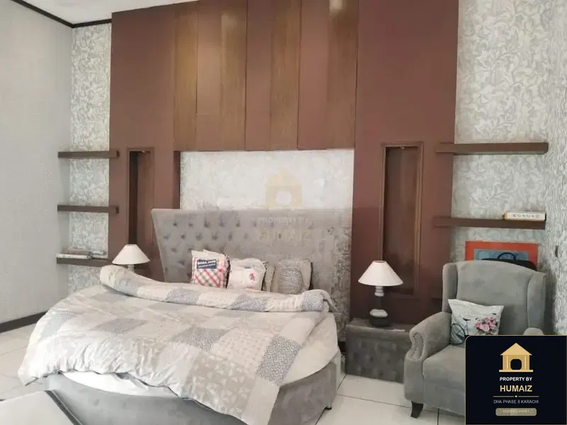 1,000 Sq. Yd. 6-Bedroom Luxury Villa (West Open, 6 Bath, Residence 40) in DHA Phase 8 For Sale in DHA Phase 8 Karachi — Property by Humaiz Architectural Asset