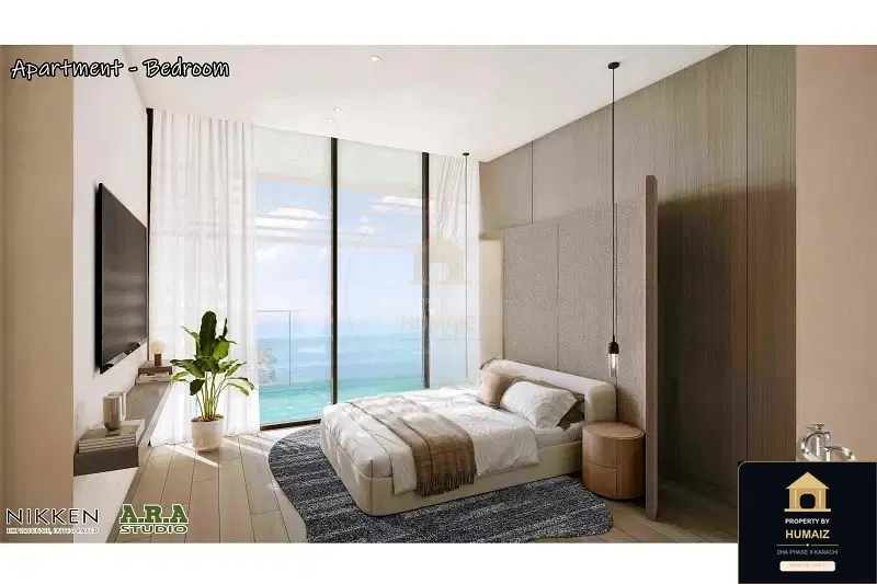 2-Bedroom Luxury Apartment (Sea Facing, 2 Bath, Suite 54) at HMR Waterfront For Sale in DHA Phase 8 Karachi — Photograph 14