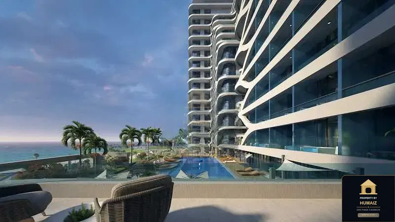 2-Bedroom Luxury Apartment (2 Bath, Suite 111) at HMR Waterfront For Sale in DHA Phase 8 Karachi — Property by Humaiz Architectural Asset