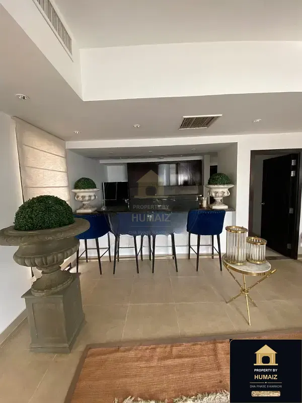 4-Bedroom Luxury Apartment (Sea Facing, 5 Bath, Suite 1) at Emaar Oceanfront For Rent in DHA Phase 8 Karachi — Property by Humaiz Architectural Asset