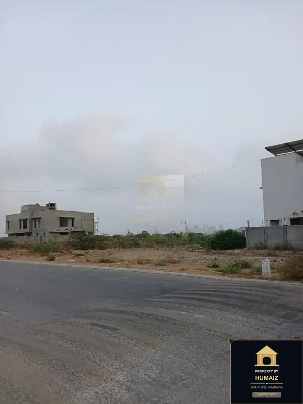 1,000 Sq. Yd. Residential Plot (West Open, Parcel 6) in Zone D For Sale in DHA Phase 8 Karachi — Property by Humaiz Architectural Asset