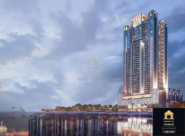 1-Bedroom Luxury Apartment (Sea Facing, 2 Bath, Suite 67) at HMR Waterfront For Sale in DHA Phase 8 Karachi — Photograph 6