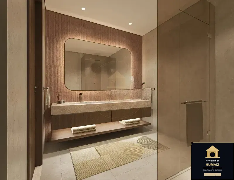 4-Bedroom Luxury Apartment (Private Pool, 4 Bath, Suite 4) at Reef Towers For Sale in DHA Phase 8 Karachi — Photograph 13