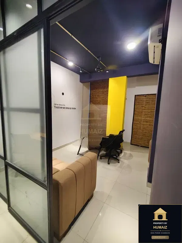61 Sq. Yd. Corporate Office Space (1 Bath, Unit 3) on Zulfiqar Commercial For Rent in DHA Phase 8 Karachi — Property by Humaiz Architectural Asset
