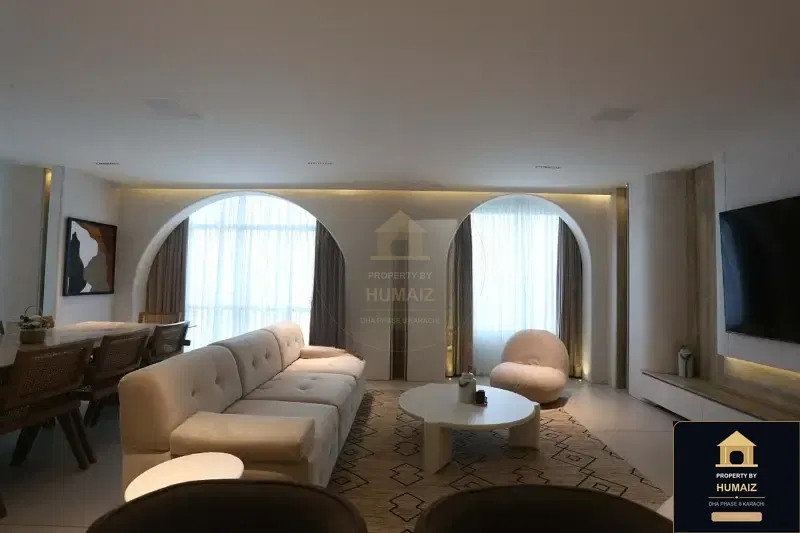4-Bedroom Luxury Apartment (5 Bath, Suite 2) at Emaar Oceanfront For Rent in DHA Phase 8 Karachi — Photograph 3