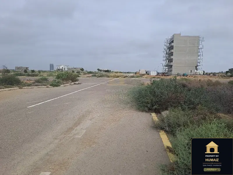 200 Sq. Yd. Commercial Plot (Parcel 53) on Peninsula Commercial For Sale in DHA Phase 8 Karachi — Property by Humaiz Architectural Asset