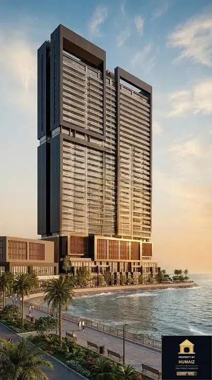 1-Bedroom Luxury Apartment (Sea Facing, 2 Bath, Suite 67) at HMR Waterfront For Sale in DHA Phase 8 Karachi — Photograph 2