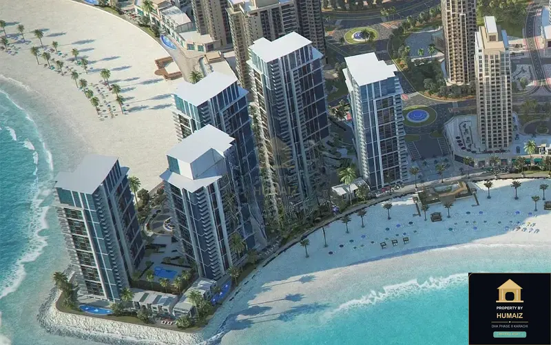 2-Bedroom Luxury Apartment (Sea Facing, 2 Bath, Suite 15) at Pearl Towers For Sale in DHA Phase 8 Karachi — Photograph 15